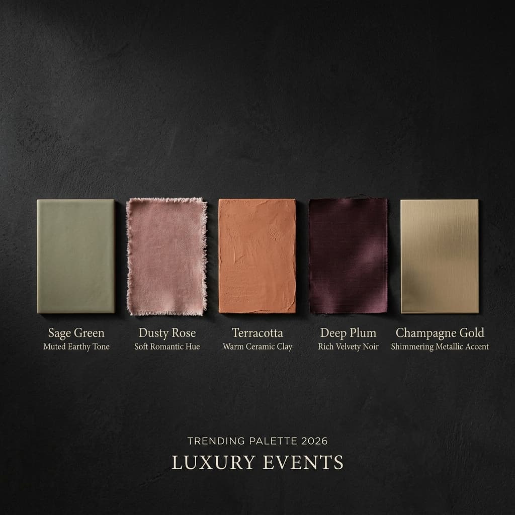 Trending Colors of 2026: The Palette That Will Define Your Next Event